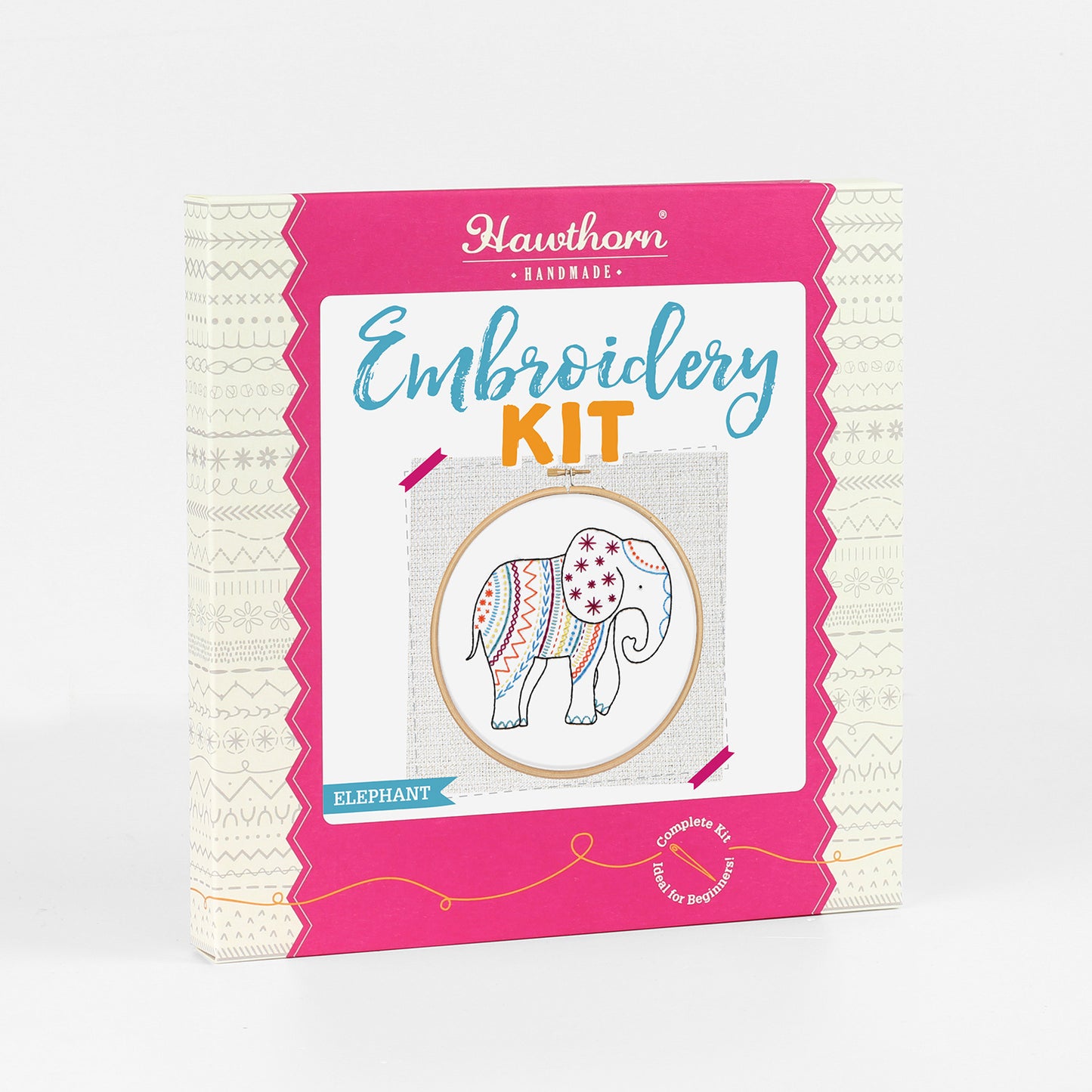 Elephant Embroidery Kit Alternative View #1