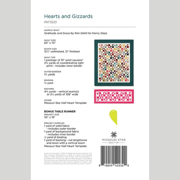 Digital Download - Hearts and Gizzards Quilt Pattern by Missouri Star Alternative View #1