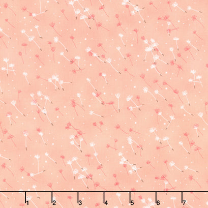 Dandi Duo - Flyaway Seeds Peach Yardage