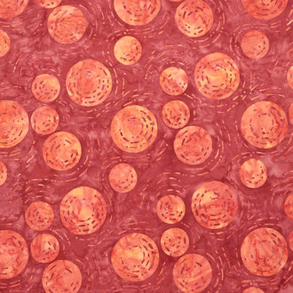 Chromatic Batiks - Orbital Red Paprika Yardage