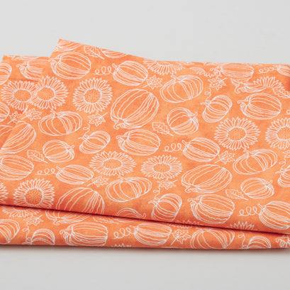 Tonal Pumpkin - Orange 2 Yard Cut