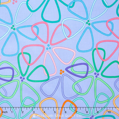 Grow! - Grown Bouquet Petal Purple Yardage