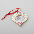 Golden Layered Acrylic Photo Ornament Primary Image