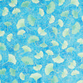 Gingko Garden - Medium Ginkgo Toss Blue Metallic Yardage Primary Image