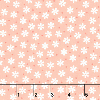 Cozy Cotton Flannels - Flowers Peach Yardage