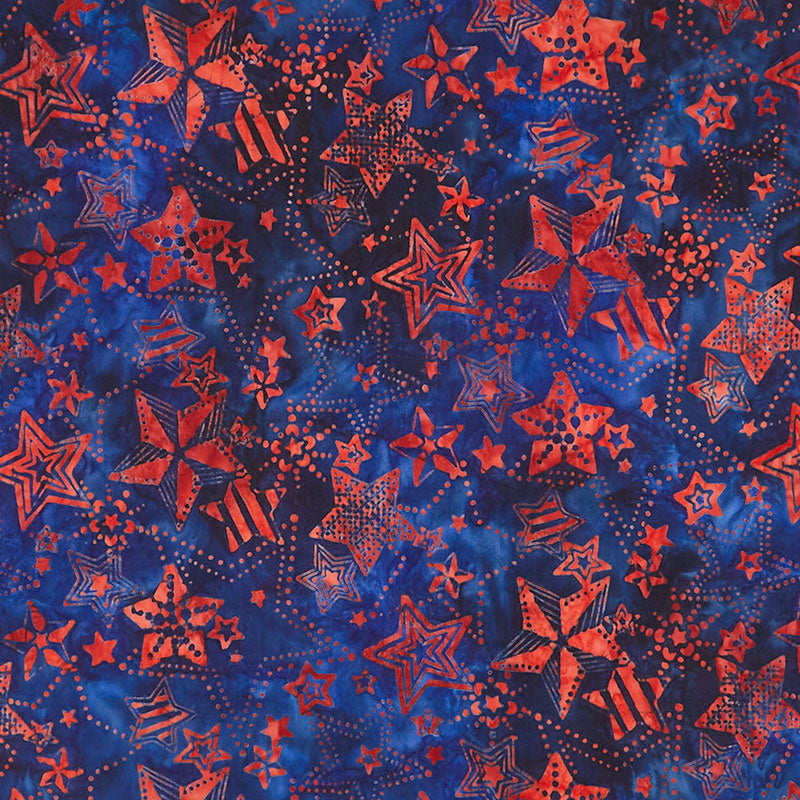 Artisan Batiks - Liberty - Stars Midnight Yardage Primary Image