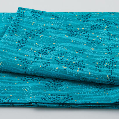 Dewdrop - Dewdrop Emerald Metallic 2 Yard Cut