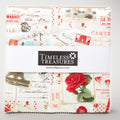 Vintage Rose (Timeless Treasures) - 10" Squares Alternative View #1