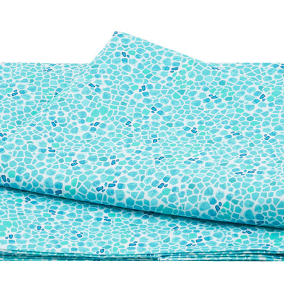 Mosaic Aqua 2 Yard Cut