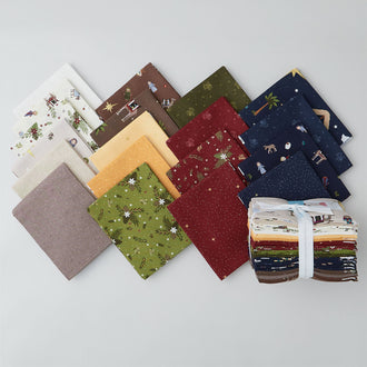 Silent Night Metallic Fat Quarter Bundle