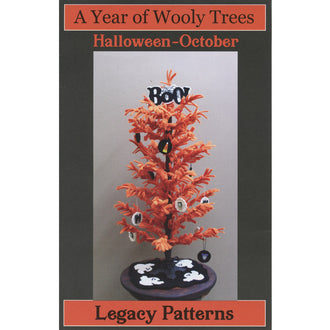 A Year of Wooly Trees Pattern - October Halloween