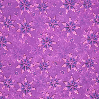 Blooming Medium Floral - Pink Magenta Yardage