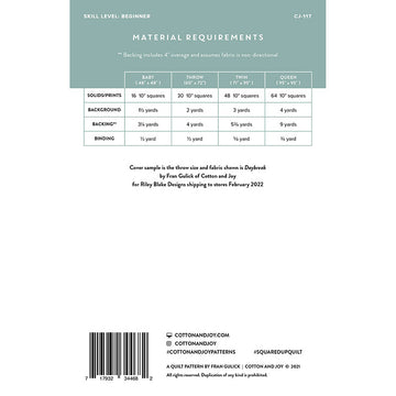 Squared Up Quilt Pattern Alternative View #1