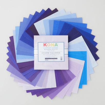Kona Cotton - Bluebird Palette Charm Pack