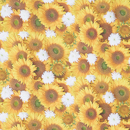 Hand Picked - Forget Me Not - Sunflair Golden Yellow Yardage Primary Image