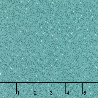 Wildberry Creek - Droplets Teal Yardage