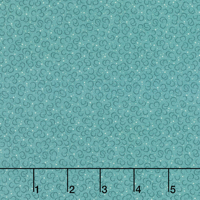 Wildberry Creek - Droplets Teal Yardage