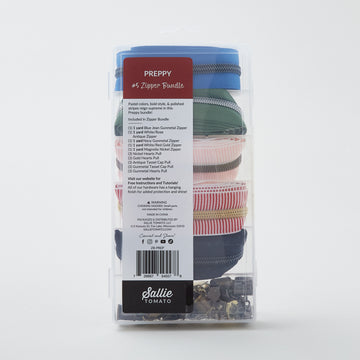 Sallie Tomato Preppy Zipper Bundle Alternative View #1