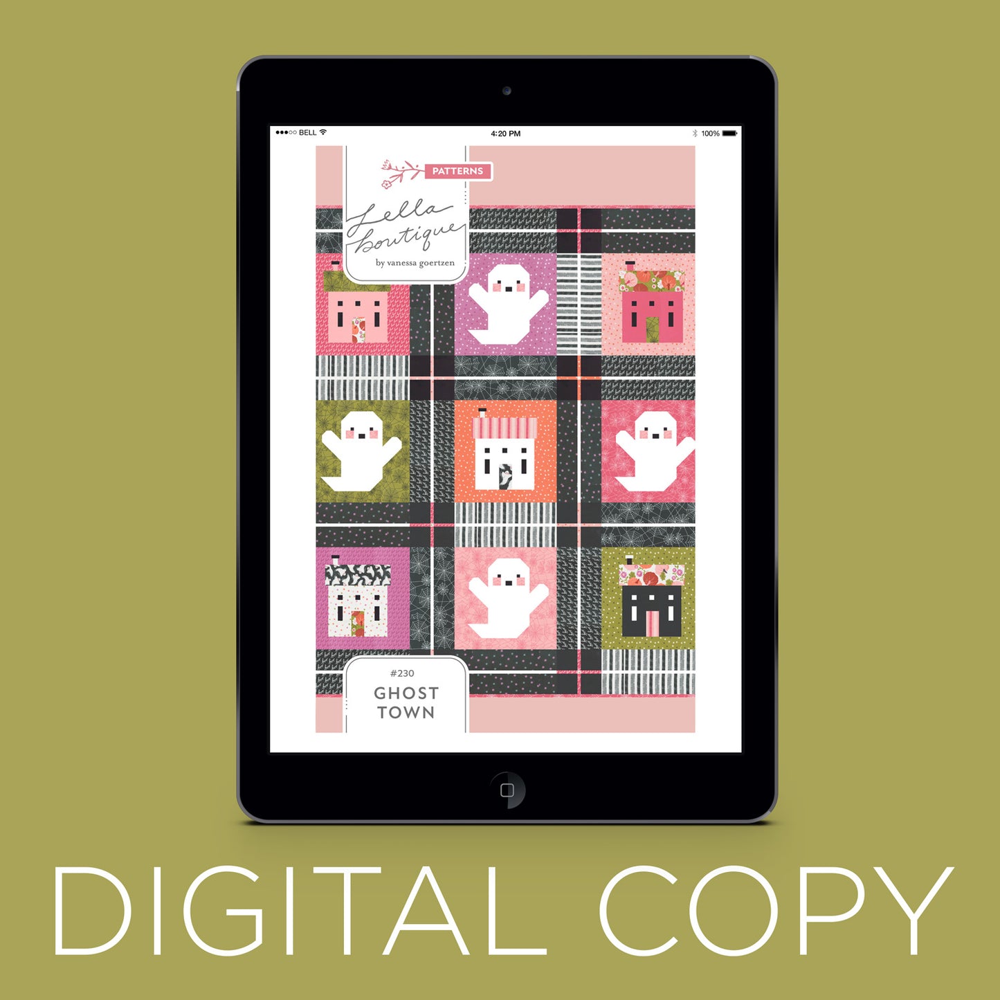 Digital Download Ghost Town Quilt Pattern