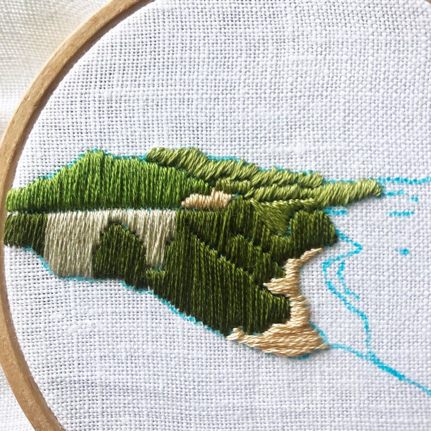 Big Sur Embroidery Kit Alternative View #2