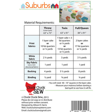 Digital Download - Suburbs Quilt Pattern Alternative View #1