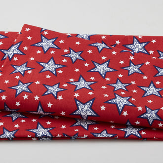 Anthem - Stars Red 2 Yard Cut