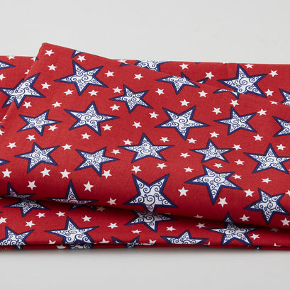 Anthem - Stars Red 2 Yard Cut