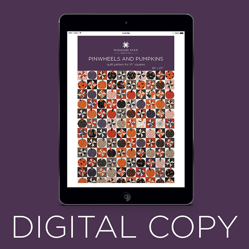 Digital Download - Pinwheels and Pumpkins Quilt Pattern by Missouri Star Primary Image