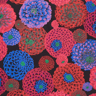 Kaffe Fassett Collective - August 2022 Warm Colorway Flora Dark Yardage