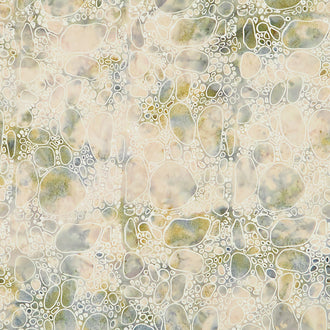 River Walk Batiks - Stones Multi Grey Brown Blue Yardage