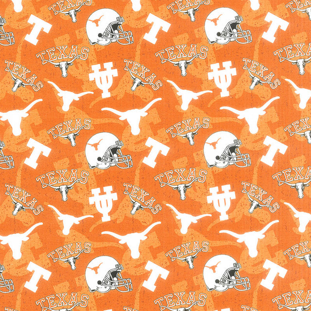 NCAA - Texas Tone on Tone Orange Yardage Primary Image