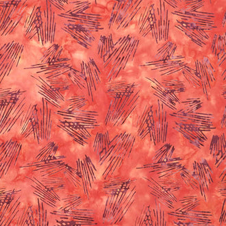 Chromatic Batiks - Lines Orange Sunset Yardage