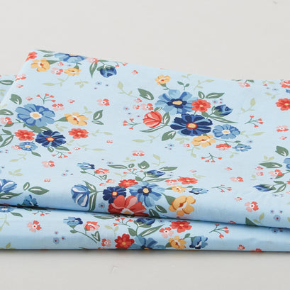Forget-Me-Not - Gathered Bunches Soft Blue 2 Yard Cut