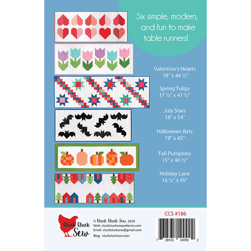 Digital Download - Modern Holiday Table Runners Pattern Alternative View #1