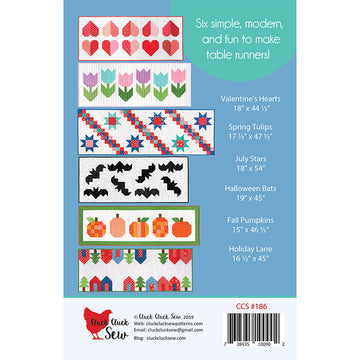 Digital Download - Modern Holiday Table Runners Pattern Alternative View #1