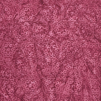 Jubilant Batiks - Hexagon Pink Sangria Yardage