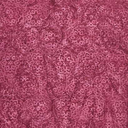 Jubilant Batiks - Hexagon Pink Sangria Yardage