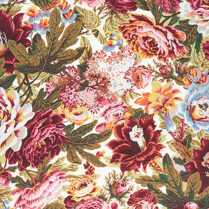 Kaffe Fassett Collective - February 2023 - Floral Burst Natural Yardage