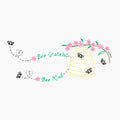 Bee Grateful Embroidery Pillowcase Set Alternative View #1