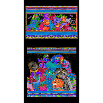 Kindred Canines - Dog Pillow Multi Metallic Panel