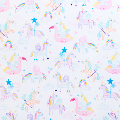 Cuddle® Prints - Unicorn Land Multi Digitally Printed Yardage