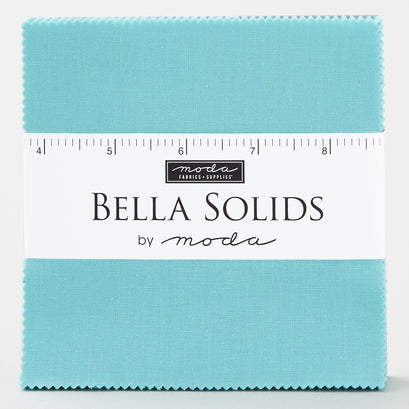 Bella Solids Egg Blue Charm Pack