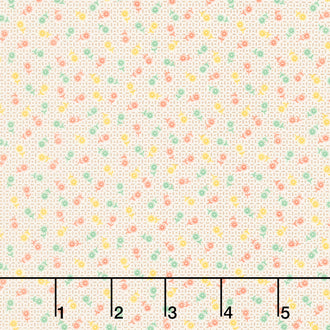Aunt Grace Calicos - Ditsy Yellow Yardage
