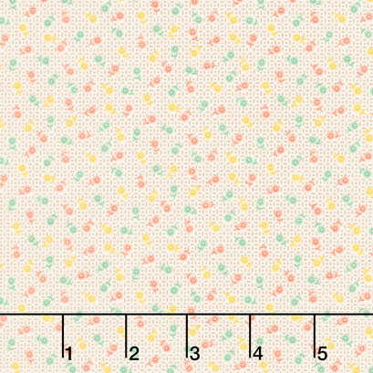 Aunt Grace Calicos - Ditsy Yellow Yardage
