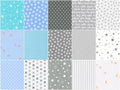 Cozy Cotton Flannels - Blue Skies Colorstory Ten Squares