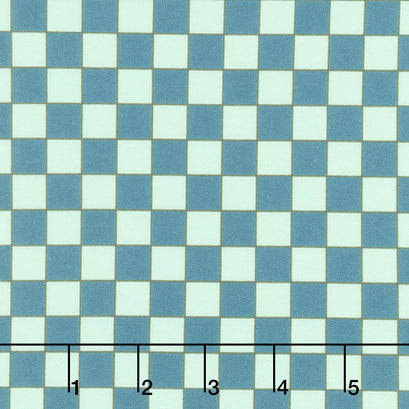 Lush Checks - Teal Yardage
