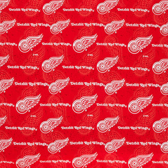 NHL - Detroit Red Wings Tone on Tone Red Yardage