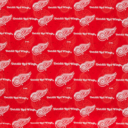NHL - Detroit Red Wings Tone on Tone Red Yardage