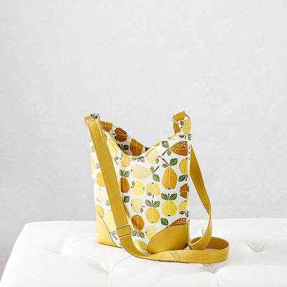 Charade Purse Kit - Mustard Pebble Faux Leather