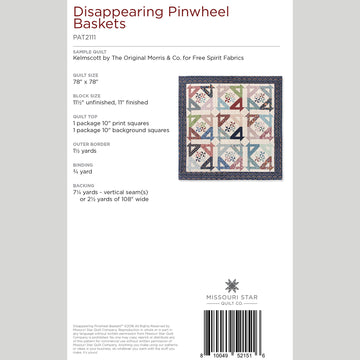 Digital Download - Disappearing Pinwheel Baskets by Missouri Star Alternative View #1